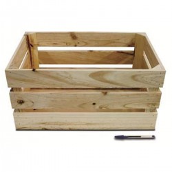 Caja de fruta de madera