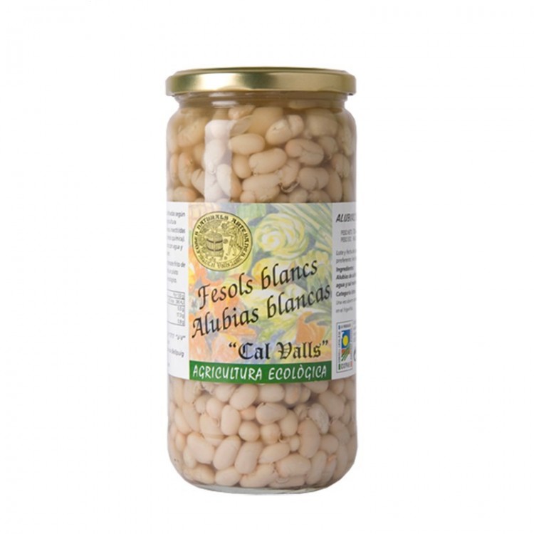 Alubias blancas cocidas ecológicas de Cal valls Alubias blancas cocidas ecológicas de Cal valls