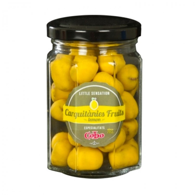 Carquitànies carquiñolis recubiertos Fruits lemon Cobo 80g