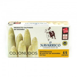 Espárragos blancos de Navarra extra Cojonudos El Navarrico 4/6 lata
